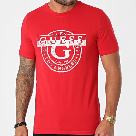 Guess Tee Shirt M1BI35 J1311 Rouge LaBoutiqueOfficielle