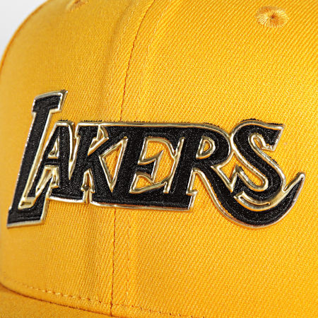 Mitchell and Ness - Casquette Snapback Golden Black Redline Los Angeles Lakers Jaune