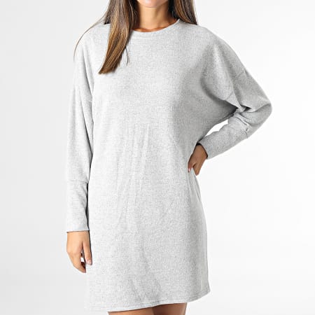Noisy May - Robe Pull Femme City Gris Chiné