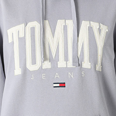 Tommy Jeans - Sweat Capuche Femme Collegiate 2102 Lavande