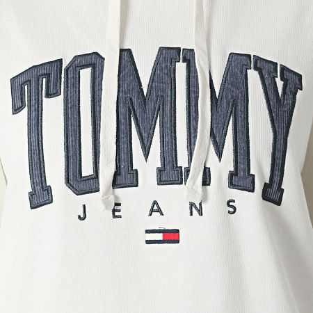Tommy Jeans - Sweat Capuche Femme Collegiate 2102 Blanc
