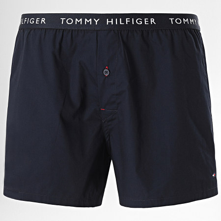 Tommy Hilfiger - Lot De 3 Boxers 2327 Rouge Bleu Marine Blanc
