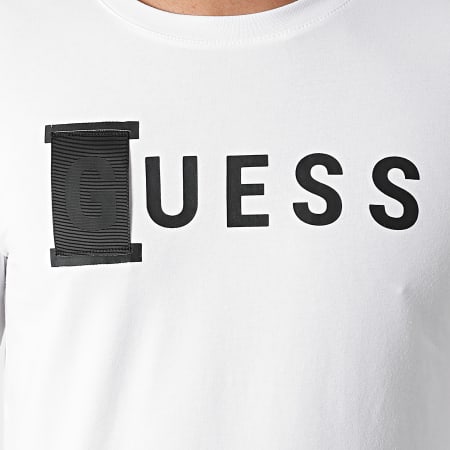 Guess - Tee Shirt Manches Longues M1YI66-J1311 Blanc