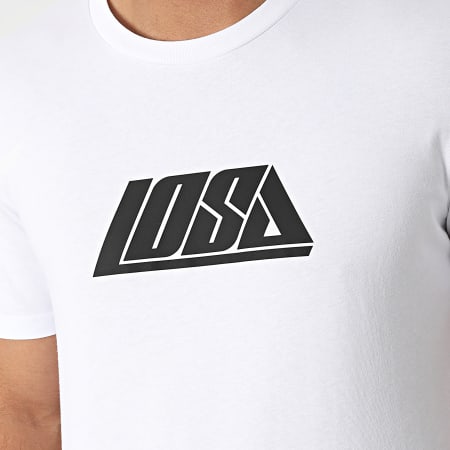 Bramsito - Camiseta Underline Losa Blanco Negro
