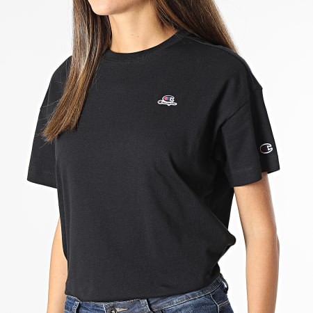 Champion - Camiseta Mujer 114476 Negra