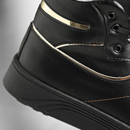 Classic Series - Zapatillas altas B20 negro dorado