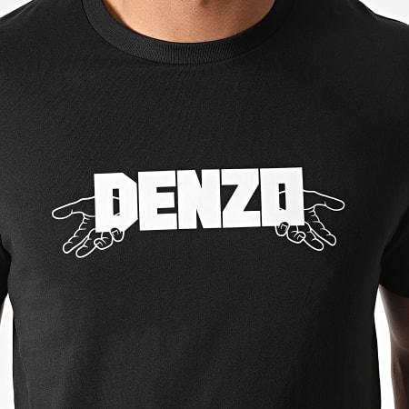 Denzo - Tee Shirt La Pepite Noir Blanc