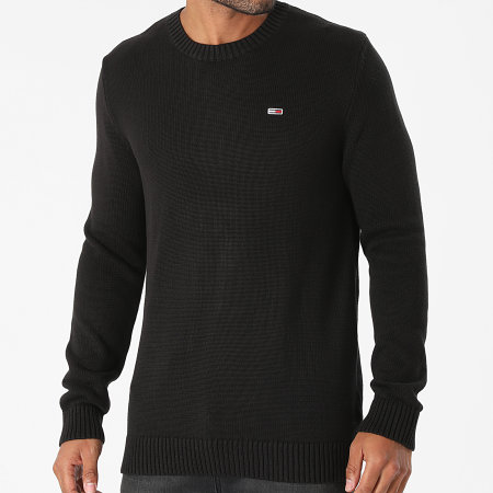 Tommy Jeans - Pull Essential Crew Neck 1856 Noir