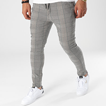Uniplay Pantalon Carreaux UP T3657 Gris LaBoutiqueOfficielle