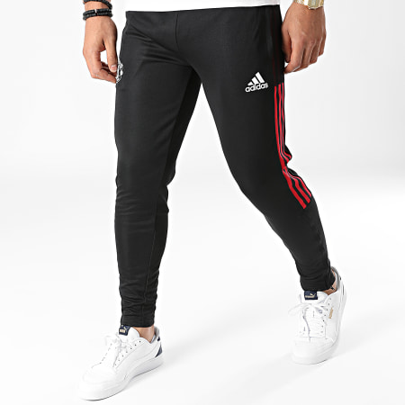 Adidas Sportswear - Pantalon Jogging A Bandes Manchester United GR3788 Noir