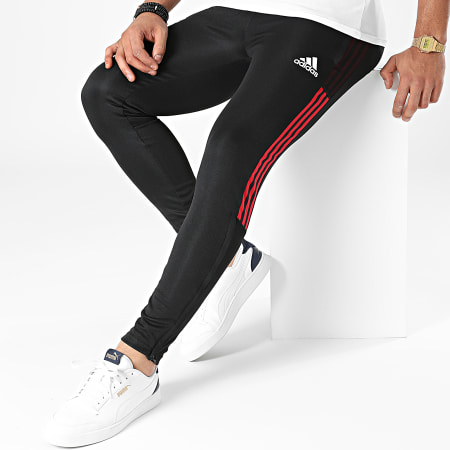 Adidas Sportswear - Pantalon Jogging A Bandes Manchester United GR3788 Noir