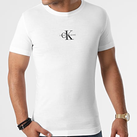 Calvin Klein - Tee Shirt New Iconic Essential 7092 Blanc