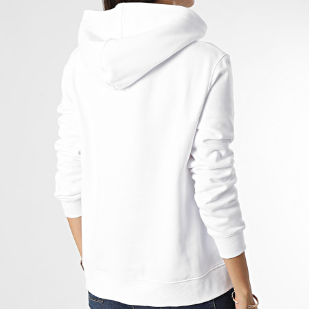 Calvin Klein Jeans - Sweat Capuche Femme 6958 Blanc