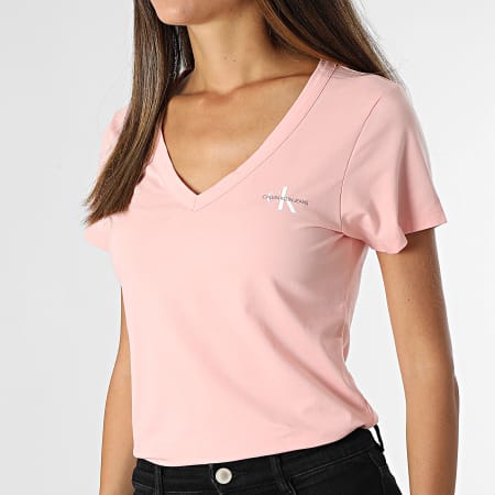 Calvin Klein - Tee Shirt Femme 7166 Rose