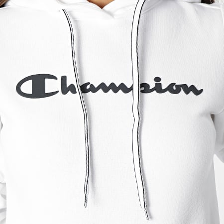 Champion - Sweat Capuche Femme 113207 Blanc