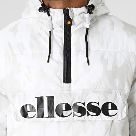 Ellesse - Veste Outdoor Capuche Leol SHK12208 Blanc Beige Camouflage