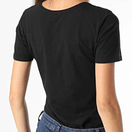Kaporal - Tee Shirt Femme Deter Noir