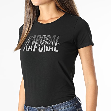 Kaporal - Tee Shirt Femme Devin Noir