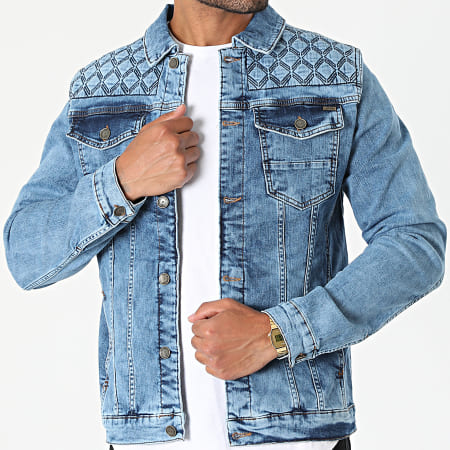 Mackten Veste Jean 613 Bleu Denim LaBoutiqueOfficielle