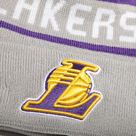 New Era - Bonnet Jake Cuff Los Angeles Lakers Gris