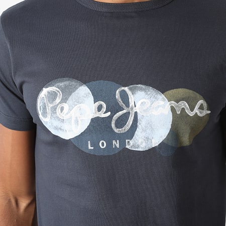 Pepe Jeans - Camiseta Sacha Azul Marino