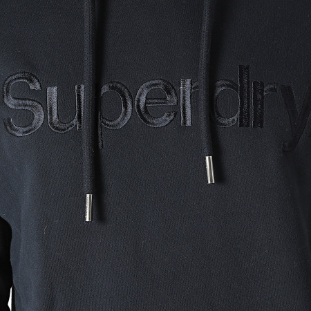 Superdry - Sudadera con capucha Classic Source M2011417A azul marino