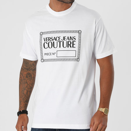 Versace Jeans Couture - Tee Shirt 71GAHT13-CJ00T Blanc