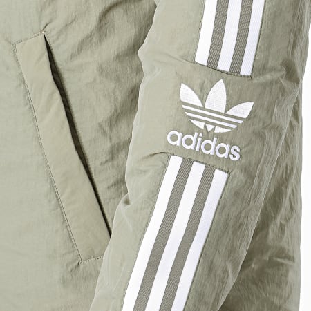 Adidas Originals - Veste Réversible Zippée Capuche A Bandes Lock-up H14121 Vert Kaki