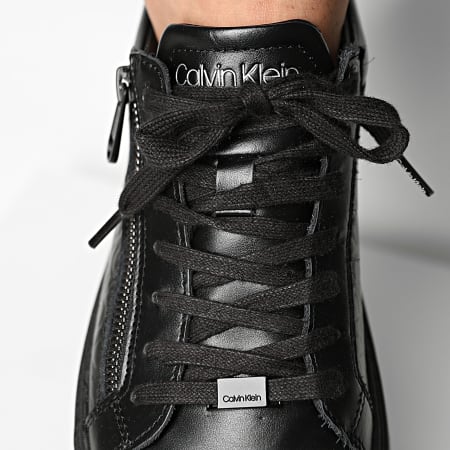 Calvin Klein - Baskets Low Top Lace Up 0282 Black Mono