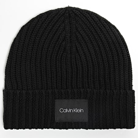 Calvin Klein - Coffret Echarpe Et Bonnet Contrast Edge 7499 Noir