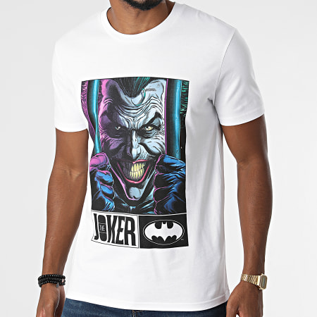 DC Comics - Camiseta Joker Cárcel Blanca