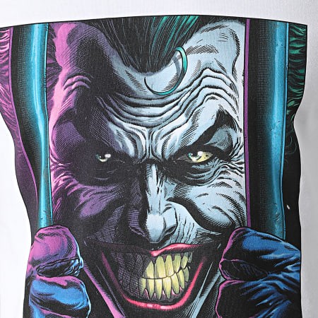 DC Comics - Joker Jail Tee Shirt Bianco