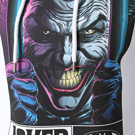 DC Comics - Sweat Capuche Joker Jail Blanc