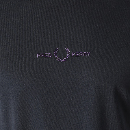 Fred Perry - Tee Shirt Embroidered M2706 Bleu Marine
