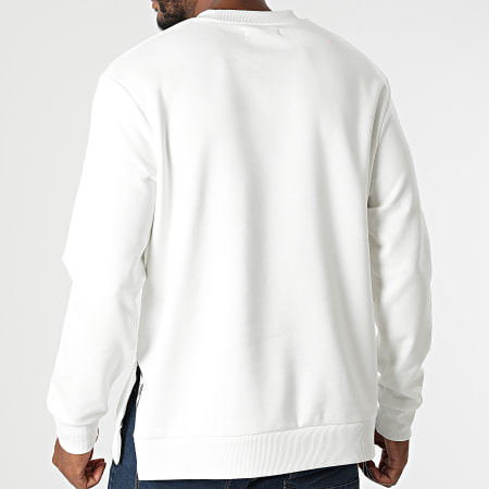 Fred Perry - Sweat Crewneck Concealed Tape M2637 Blanc