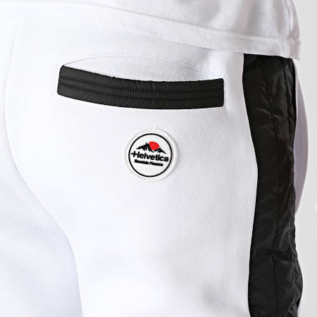 Helvetica - Pantalon Jogging A Bandes Frejus 2 Blanc