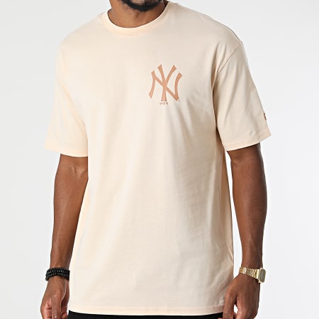 New Era - Tee Shirt New York Yankees 12890949 Beige