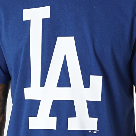 '47 Brand - Tee Shirt Los Angeles Dodgers Imprint Echo Bleu