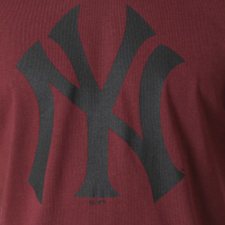 '47 Brand - Tee Shirt New York Yankees Imprint Echo Bordeaux