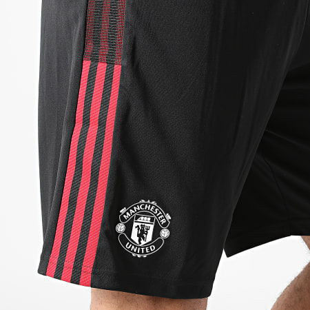 adidas - Short De Sport A Bandes Manchester United GR3793 Noir