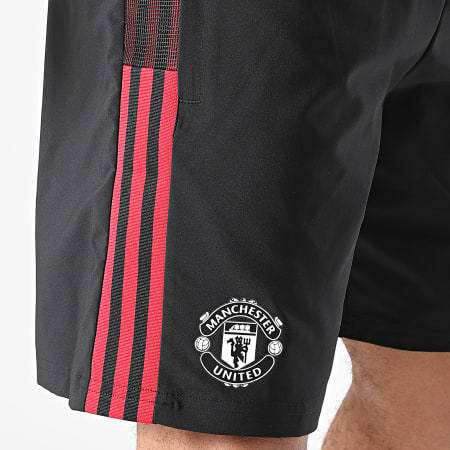 Adidas Sportswear - Short Jogging A Bandes Manchester United GR4121 Noir