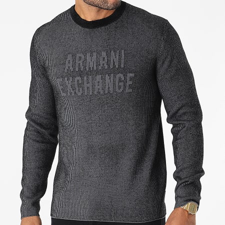 Armani Exchange - Pull 6KZM1N-ZM1EZ Gris Anthracite Chiné