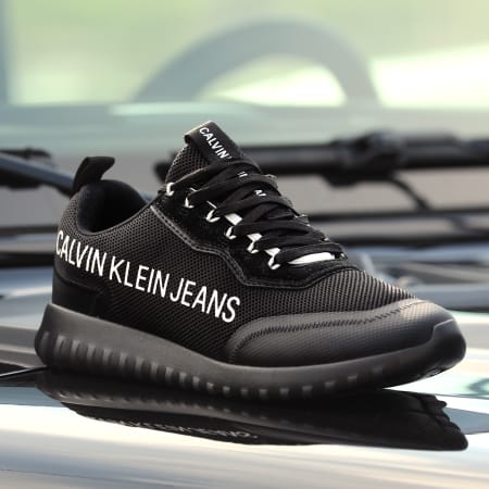 Calvin Klein - Zapatillas Runner Cordones 0296 Negro