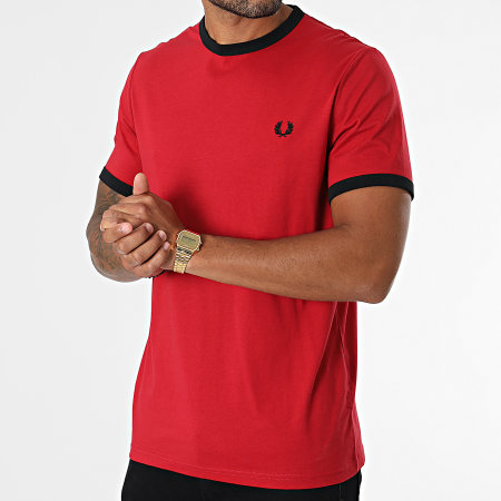 Fred Perry - Tee Shirt Ringer M3519 Rouge