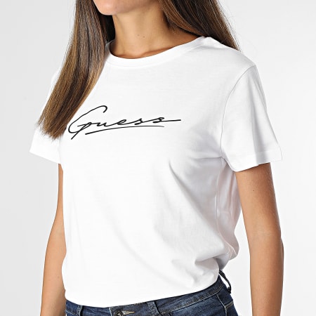 Guess - Tee Shirt Femme O1BA08 blanc