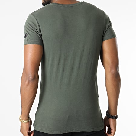 Le Temps Des Cerises - Camiseta Bolsillo Hodel Verde Caqui