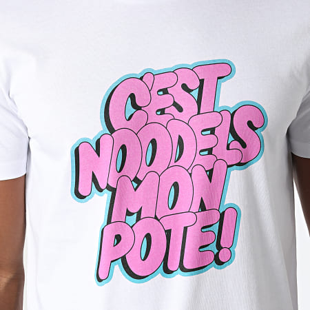Noodels - Tee Shirt Mon Pote 3 Blanc