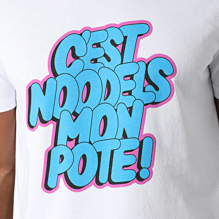 Noodels - Maglietta Mon Pote 2 Bianco