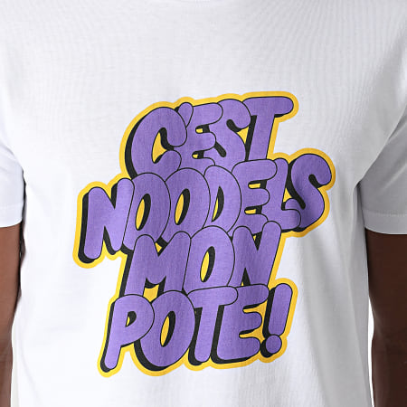 Noodels - Tee Shirt Mon Pote 1 Blanc