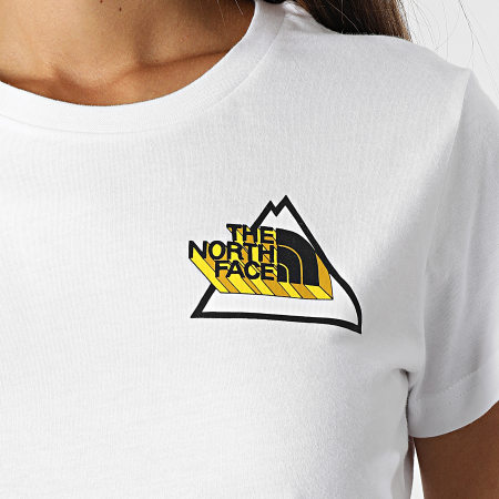 The North Face - Tee Shirt Femme Threeyama Blanc